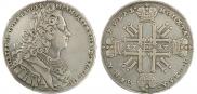 1 rouble 1727 year