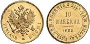 10 markkaa 1905 year