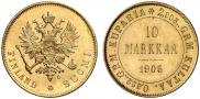 10 markkaa 1905 year
