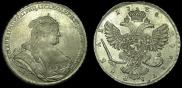 1 rouble 1738 year