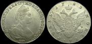 1 rouble 1782 year