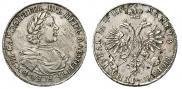 1 rouble 1718 year