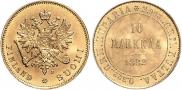10 markkaa 1882 year