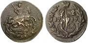 1 kopeck 1789 year