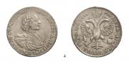 1 rouble 1718 year