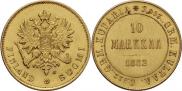 10 markkaa 1882 year