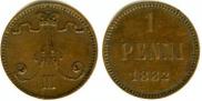 1 penni 1882 year