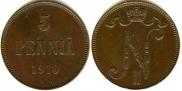 5 pennia 1910 year