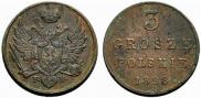3 grosze 1828 year