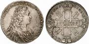 1 рубль 1729 года