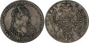 1 rouble 1737 year