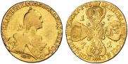 10 roubles 1772 year