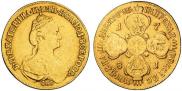 10 roubles 1781 year