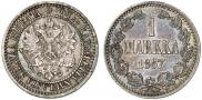 1 markka 1867 year