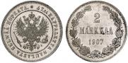 2 markkaa 1907 year
