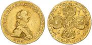 5 roubles 1762 year