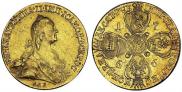 10 roubles 1766 year