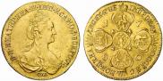 10 roubles 1780 year