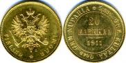 20 markkaa 1911 year