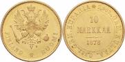 10 markkaa 1878 year