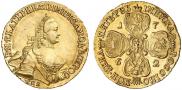 5 roubles 1762 year