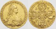 10 roubles 1776 year