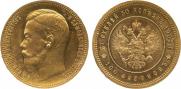 37,5 roubles - 100 francs 1902 year