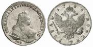 1 rouble 1744 year