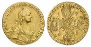 10 roubles 1766 year