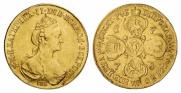10 roubles 1778 year