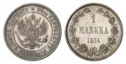 1 марка 1874 года