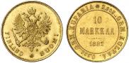 10 markkaa 1882 year