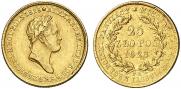 25 злотых 1828 года