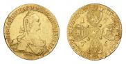 10 roubles 1776 year