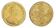 10 roubles 1780 year