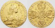 10 roubles 1766 year