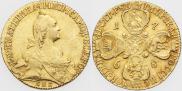 10 рублей 1768 года