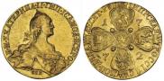 10 roubles 1772 year