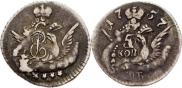 5 kopecks 1757 year