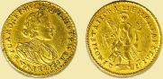 2 roubles 1721 year