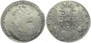 1 rouble 1737 year