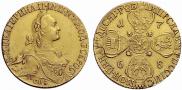 10 рублей 1768 года