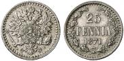 25 пенни 1871 года
