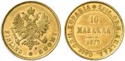 10 markkaa 1879 year