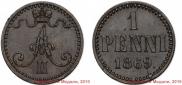 1 penni 1869 year