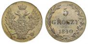 5 groszy 1840 year
