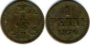 1 penni 1870 year
