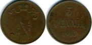5 pennia 1910 year