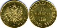 10 markkaa 1882 year