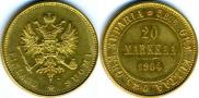 20 markkaa 1904 year